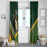 Rugby South Africa Window Curtain Baby Boks Go Champions