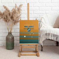 Rugby Australia Canvas Wall Art Junior Wallabies Go Champions