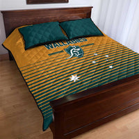 Rugby Australia Quilt Bed Set Junior Wallabies Go Champions