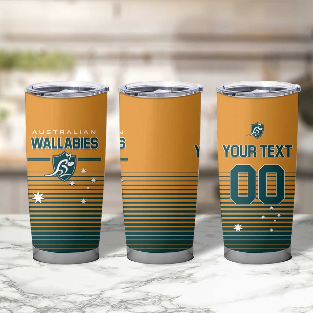 Custom Rugby Australia Tumbler Cup Junior Wallabies Go Champions