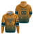 Custom Rugby Australia Zip Hoodie Junior Wallabies Go Champions