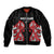 Custom Rugby New Zealand Bomber Jacket Baby Black Go Champions