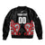 Custom Rugby New Zealand Bomber Jacket Baby Black Go Champions