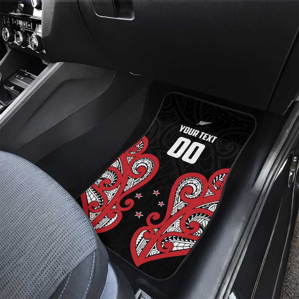 Rugby New Zealand Car Mats Baby Black Go Champions
