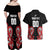 Custom Rugby New Zealand Couples Matching Off Shoulder Maxi Dress and Hawaiian Shirt Baby Black Go Champions
