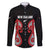 Custom Rugby New Zealand Family Matching Long Sleeve Bodycon Dress and Hawaiian Shirt Baby Black Go Champions