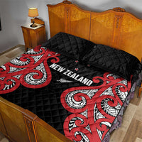 Rugby New Zealand Quilt Bed Set Baby Black Go Champions