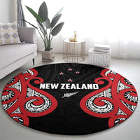 Rugby New Zealand Round Carpet Baby Black Go Champions