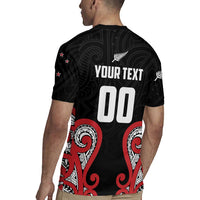 Custom Rugby New Zealand Rugby Jersey Baby Black Go Champions