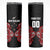 Custom Rugby New Zealand Skinny Tumbler Baby Black Go Champions