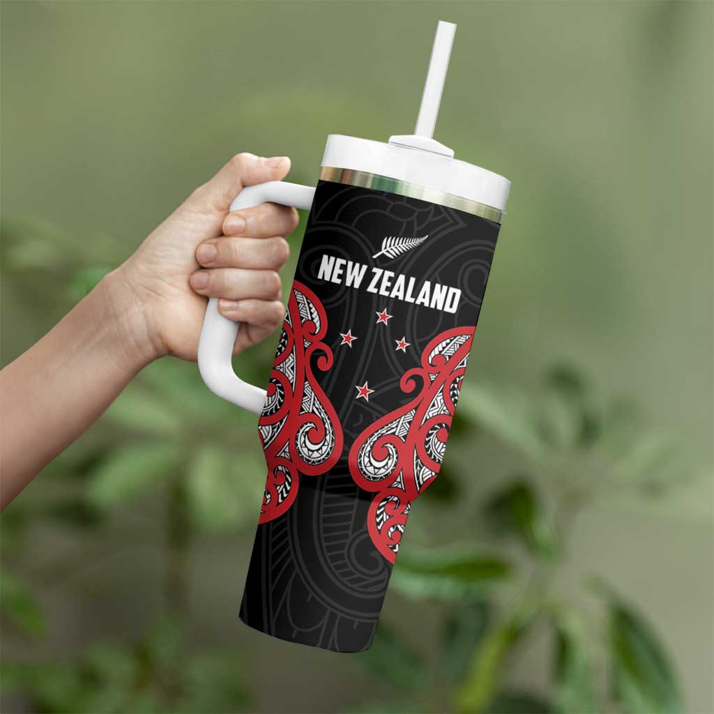 Custom Rugby New Zealand Tumbler With Handle Baby Black Go Champions