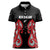 Custom Rugby New Zealand Women Polo Shirt Baby Black Go Champions