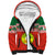 Personalised Madagascar Sherpa Hoodie Madagasikara Seal Baobab African Pattern - Wonder Print Shop