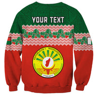 Personalised Madagascar Sweatshirt Madagasikara Seal Baobab African Pattern - Wonder Print Shop