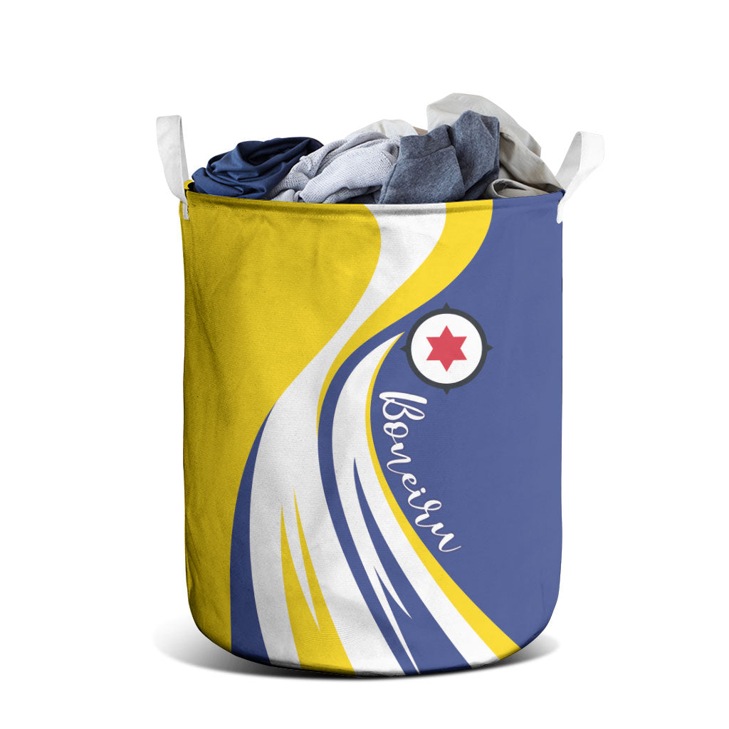 Boneiru Flag Stylized Laundry Basket