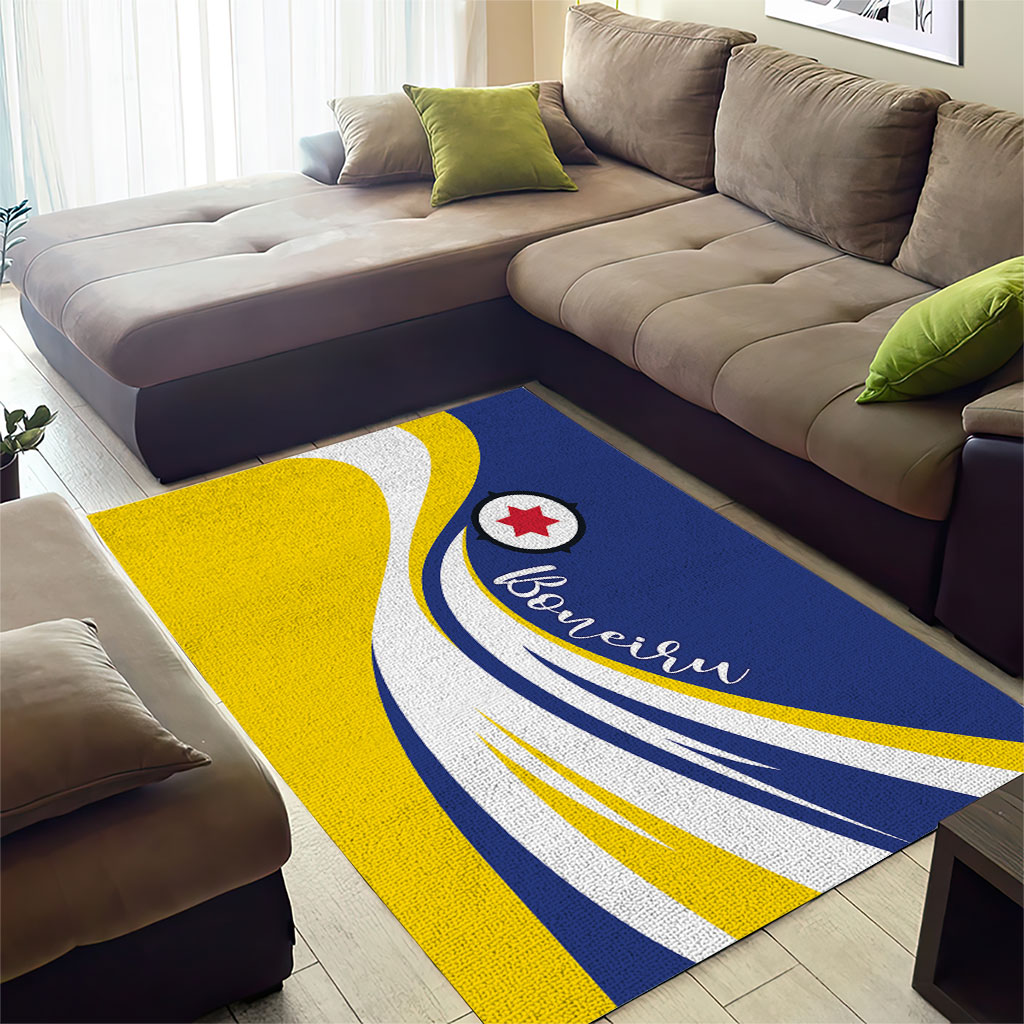 Boneiru Flag Stylized Area Rug
