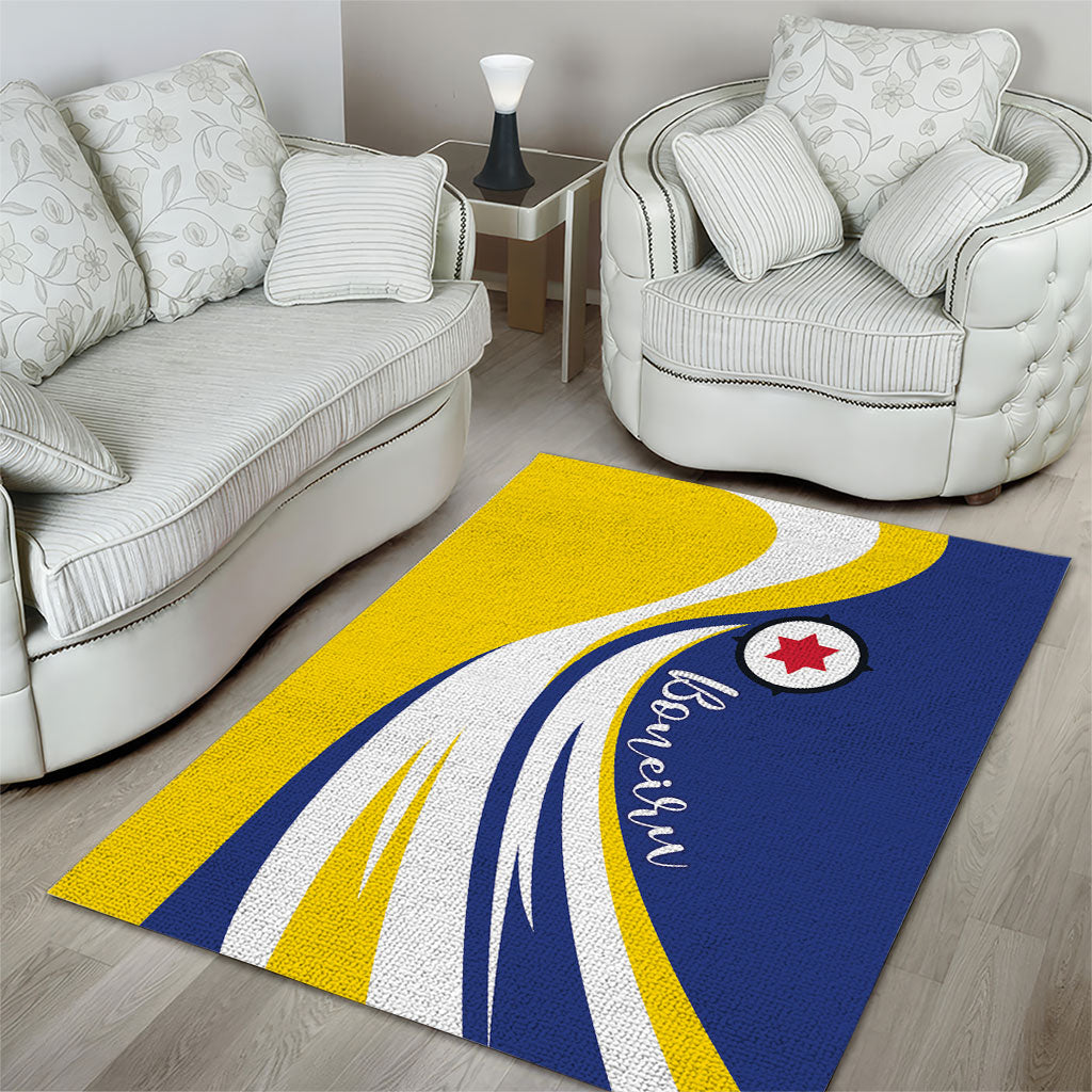 Boneiru Flag Stylized Area Rug