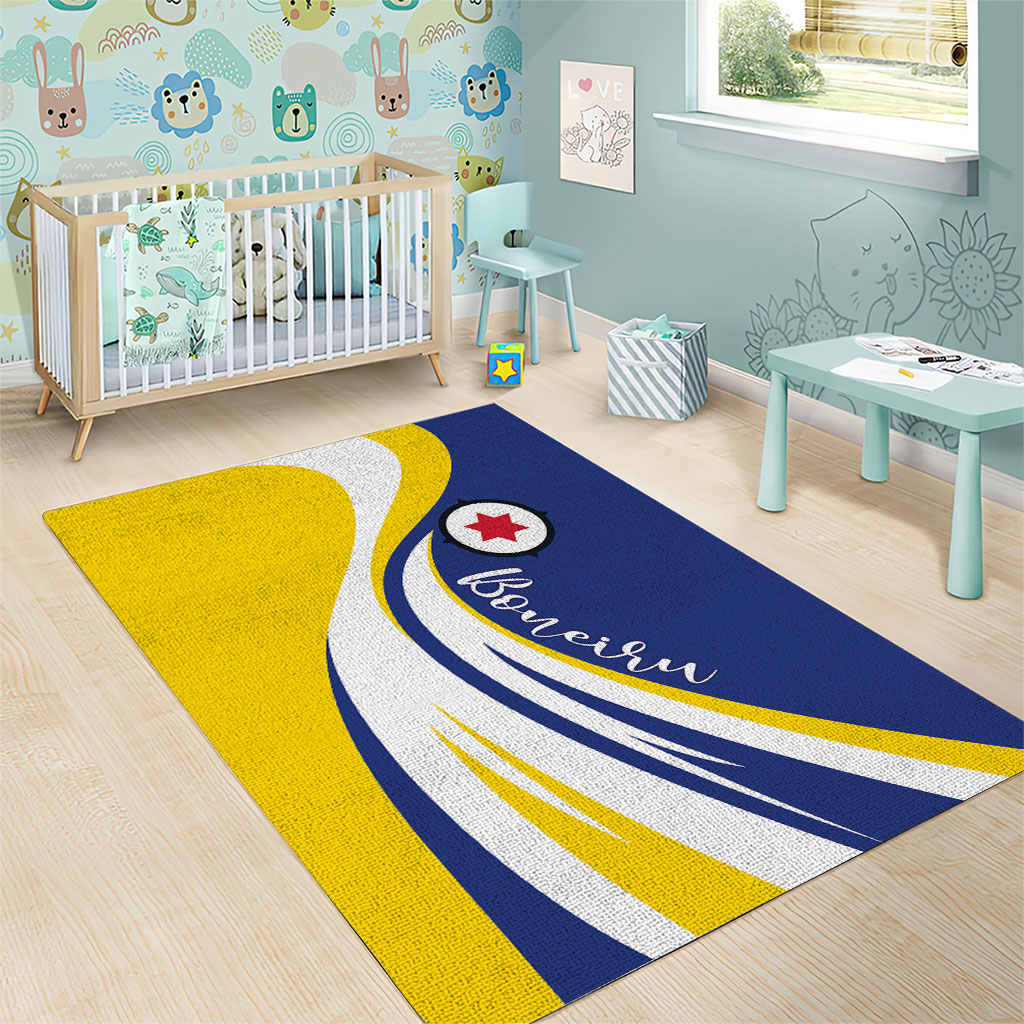 Boneiru Flag Stylized Area Rug
