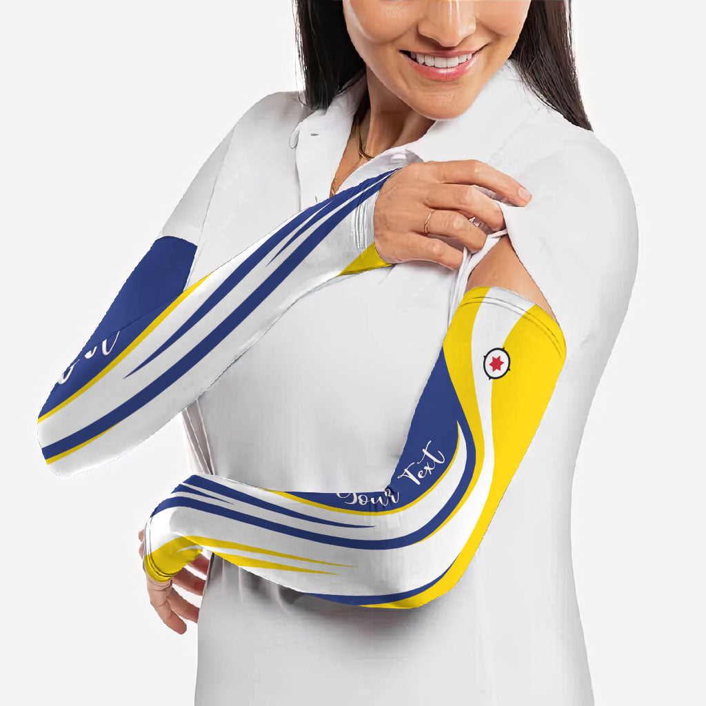 Personalized Boneiru Flag Stylized Arm Sleeves