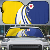 Boneiru Flag Stylized Auto Sun Shade
