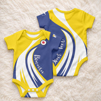 Personalized Boneiru Flag Stylized Baby Onesie
