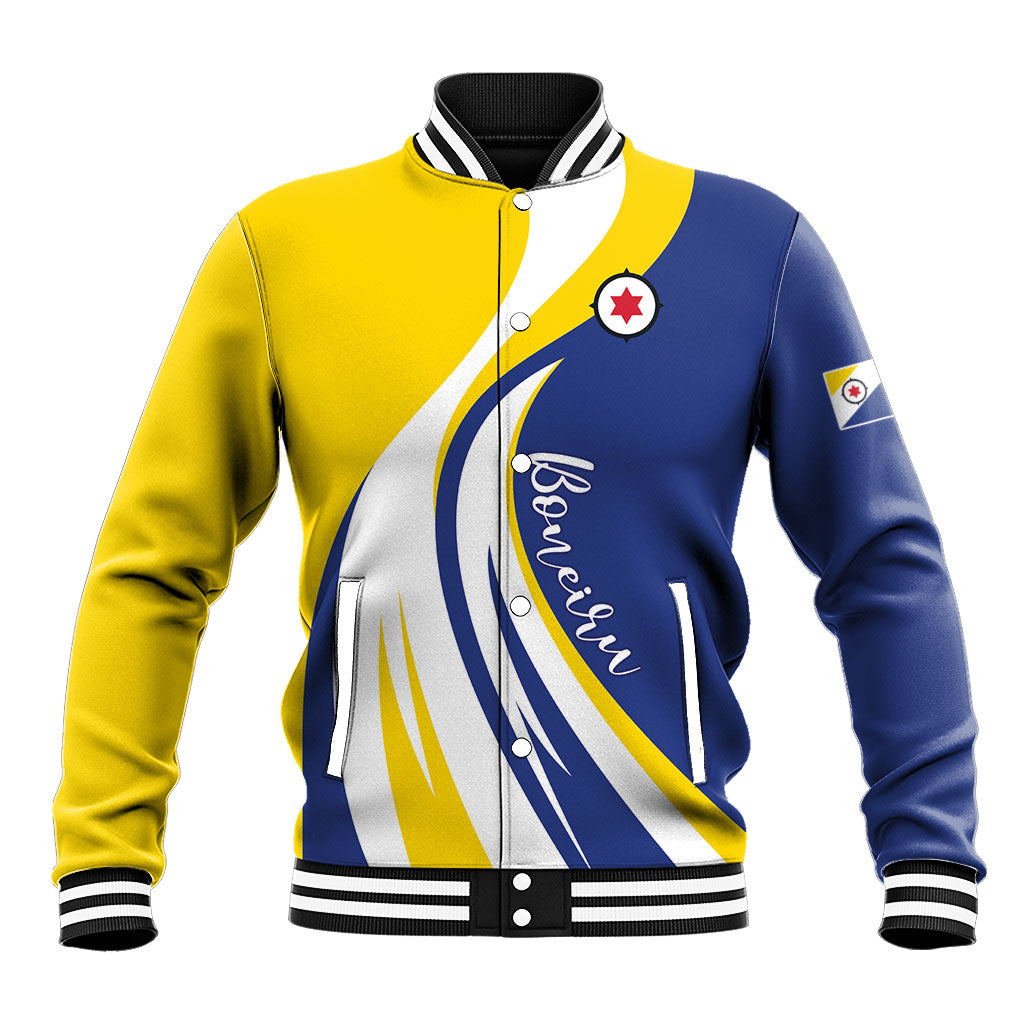 Personalized Boneiru Flag Stylized Baseball Jacket
