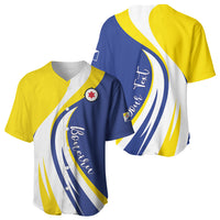 Personalized Boneiru Flag Stylized Baseball Jersey