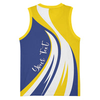 Personalized Boneiru Flag Stylized Basketball Jersey