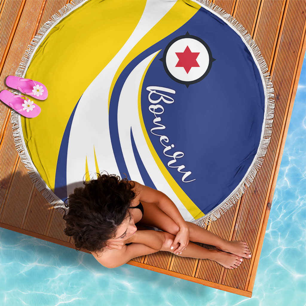 Boneiru Flag Stylized Beach Blanket