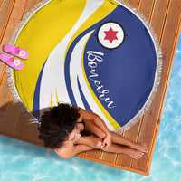 Boneiru Flag Stylized Beach Blanket