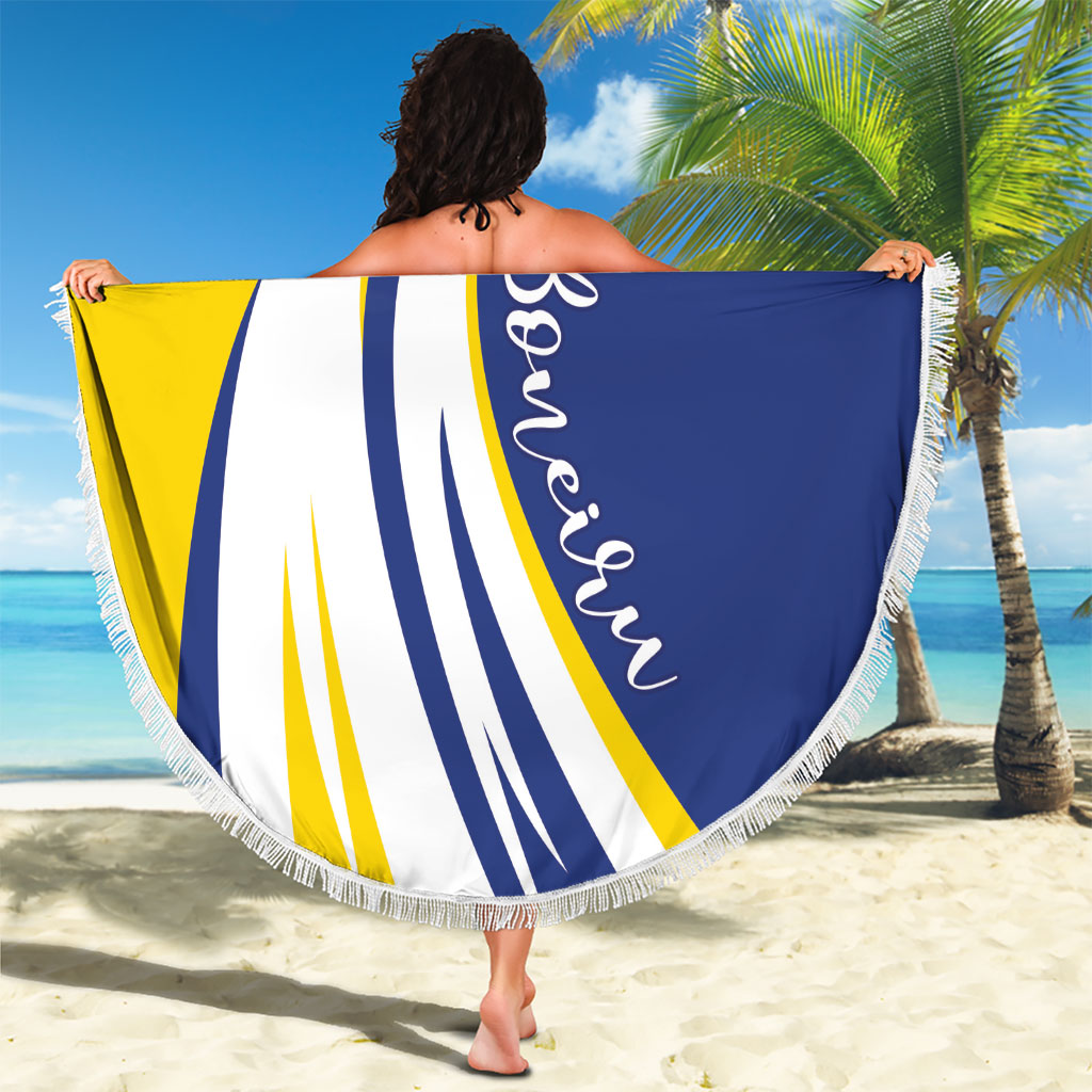 Boneiru Flag Stylized Beach Blanket