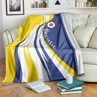 Boneiru Flag Stylized Blanket