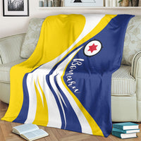 Boneiru Flag Stylized Blanket