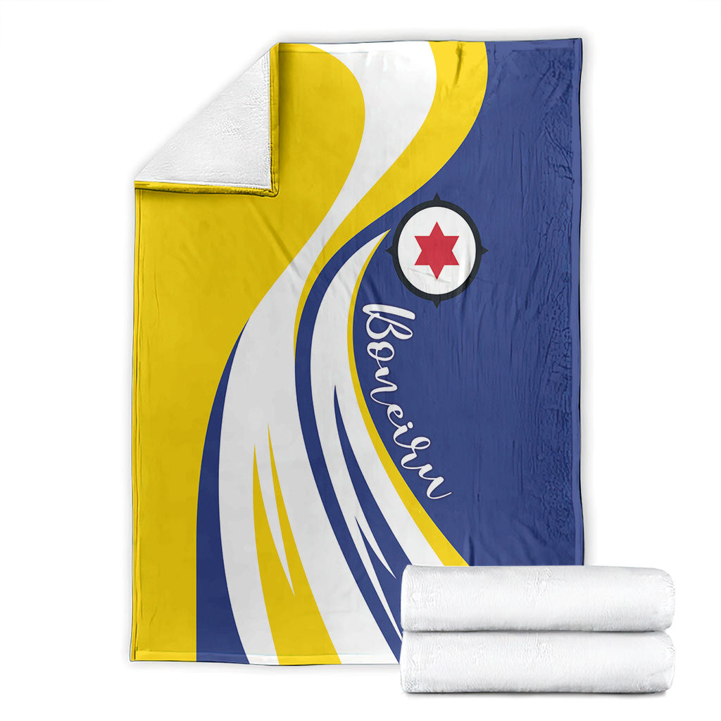 Boneiru Flag Stylized Blanket