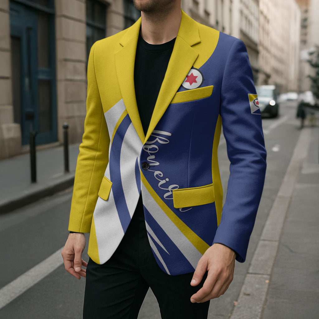 Personalized Boneiru Flag Stylized Blazer