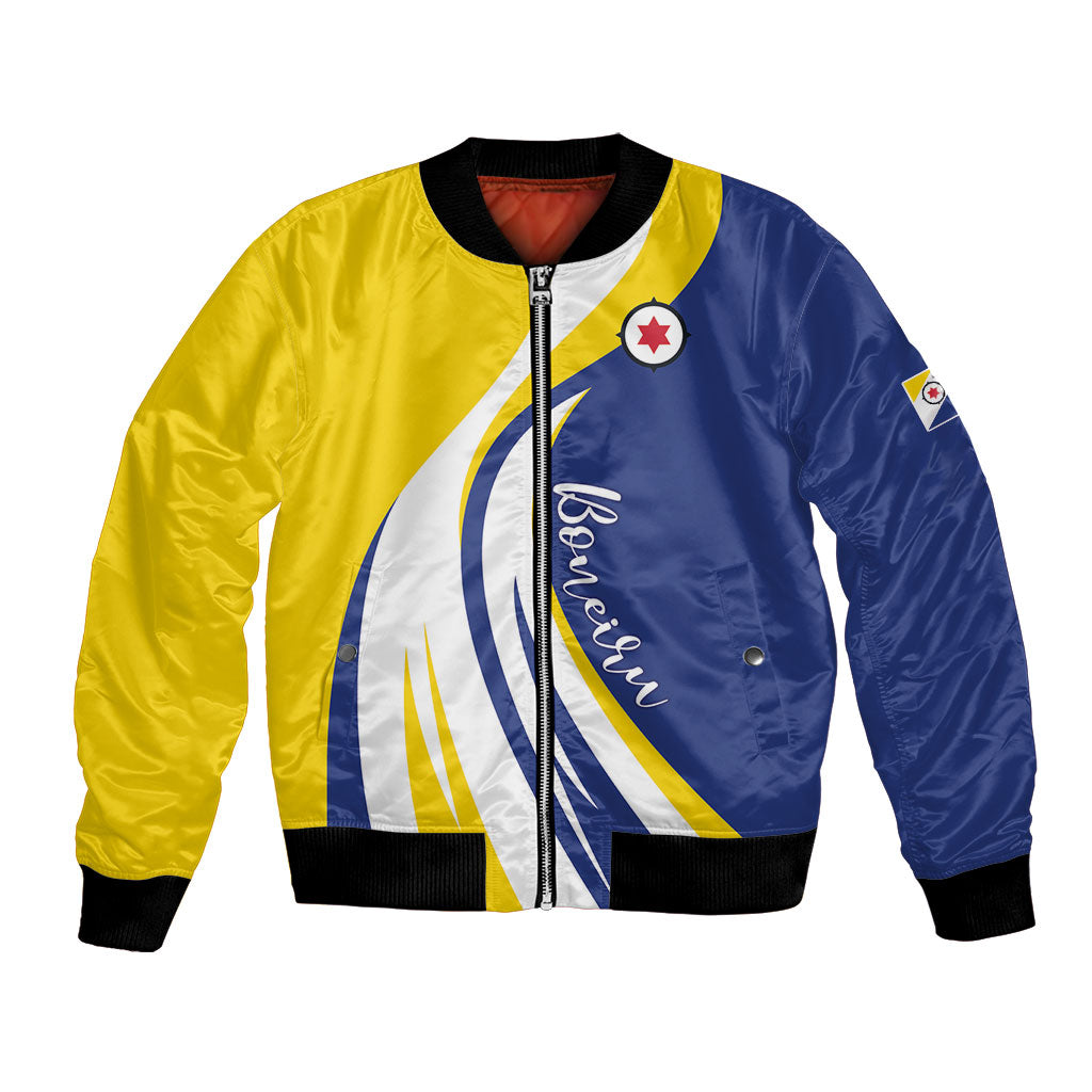 Personalized Boneiru Flag Stylized Bomber Jacket