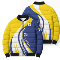Personalized Boneiru Flag Stylized Bomber Puffer Jacket