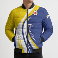 Personalized Boneiru Flag Stylized Bomber Puffer Jacket