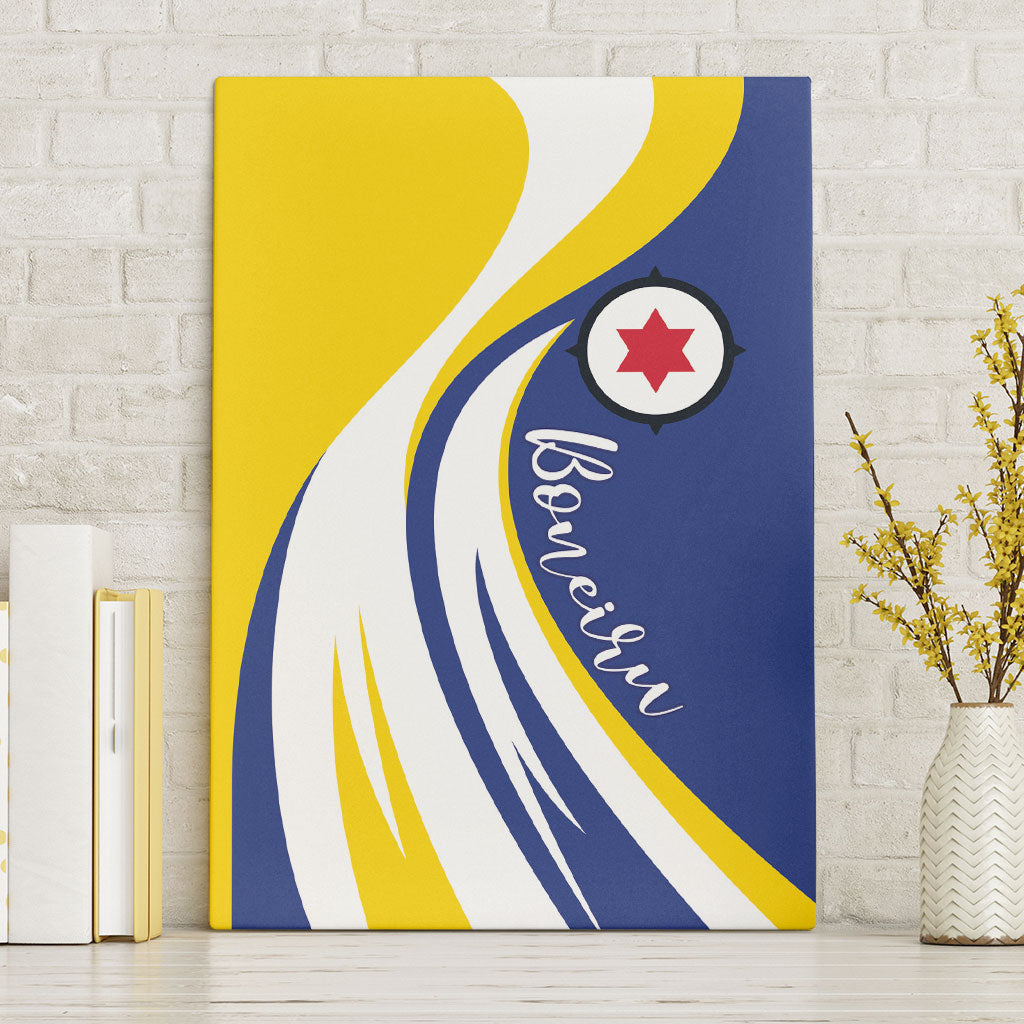 Boneiru Flag Stylized Canvas Wall Art