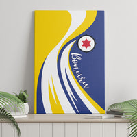 Boneiru Flag Stylized Canvas Wall Art