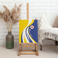 Boneiru Flag Stylized Canvas Wall Art