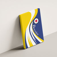 Boneiru Flag Stylized Canvas Wall Art