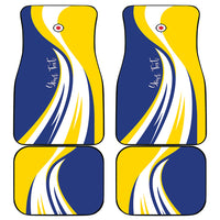 Personalized Boneiru Flag Stylized Car Mats