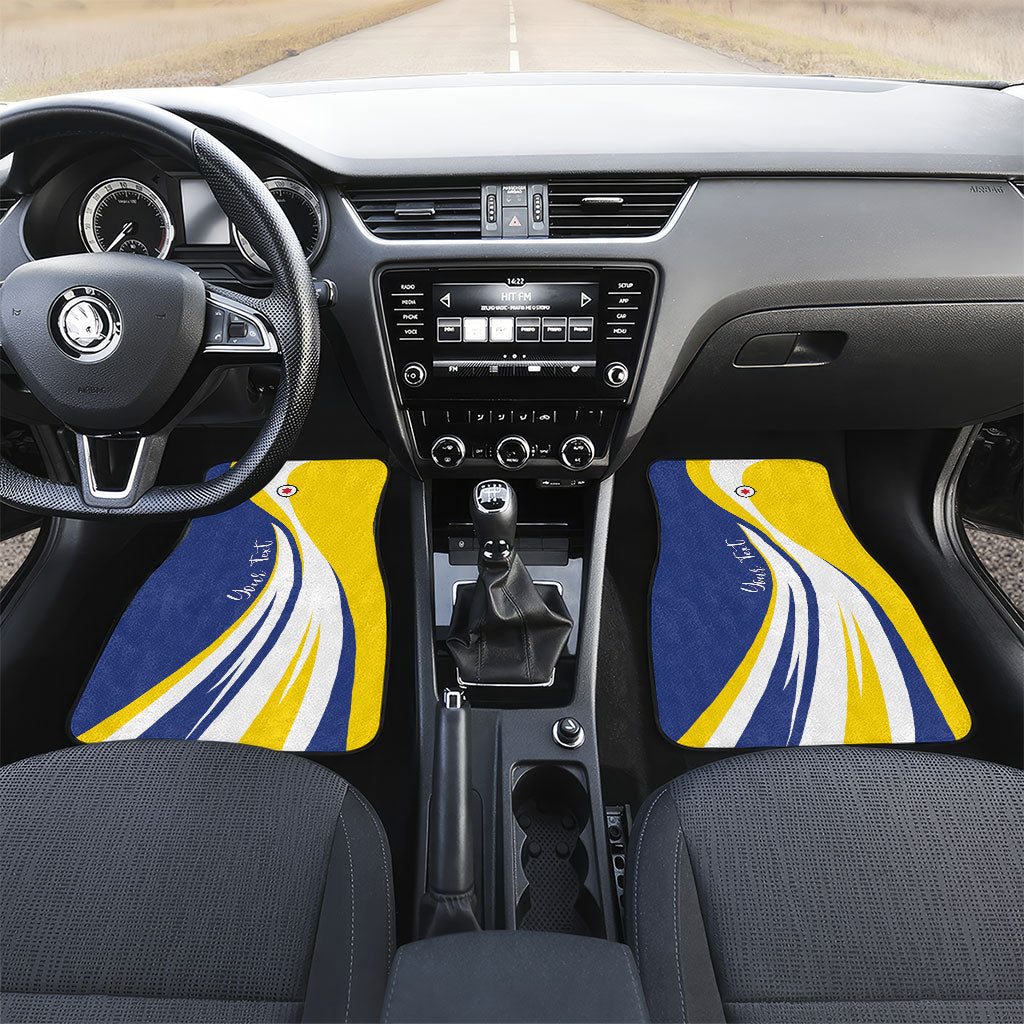 Personalized Boneiru Flag Stylized Car Mats