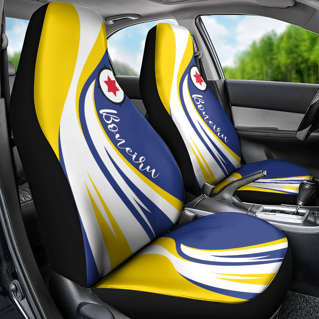 Boneiru Flag Stylized Car Seat Cover