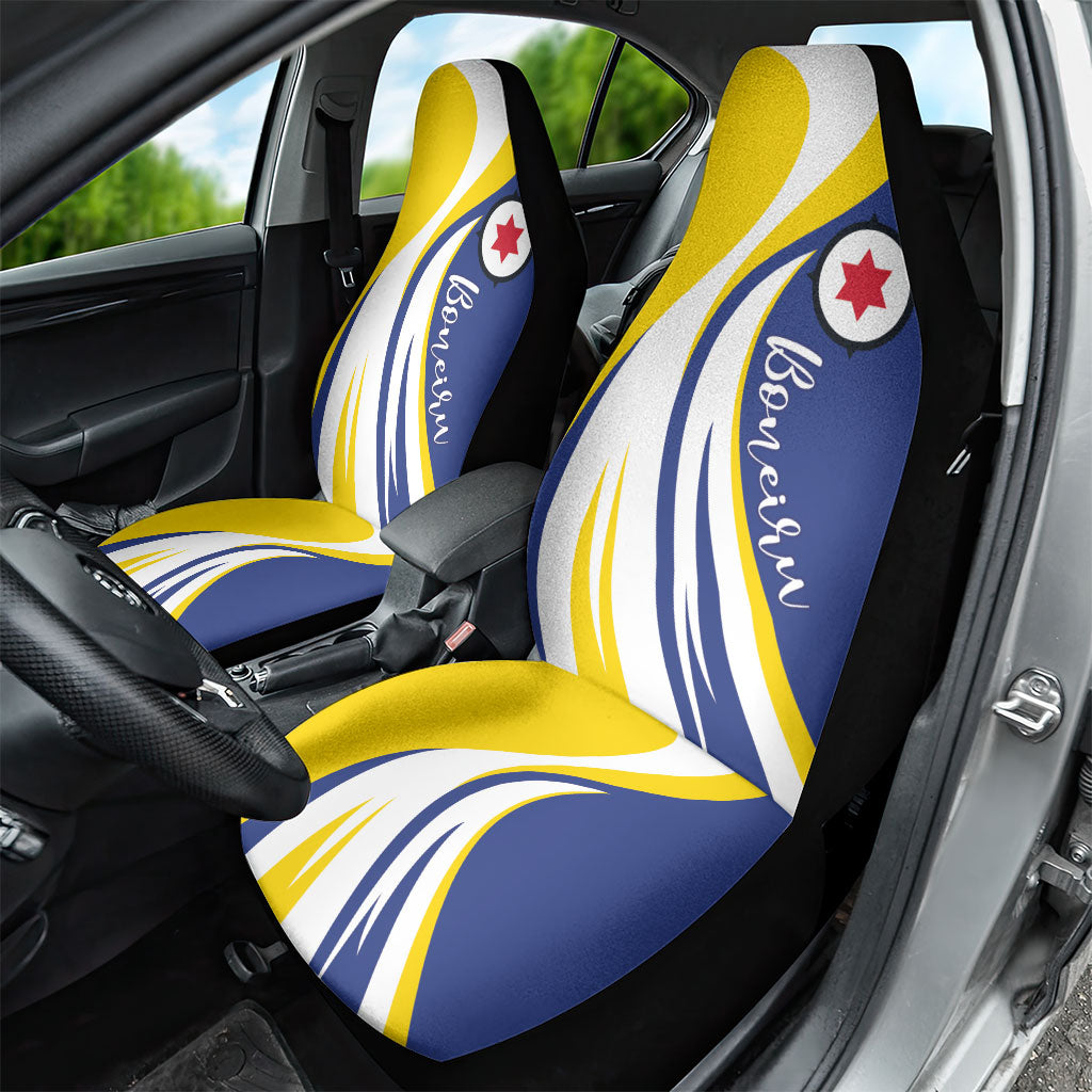Boneiru Flag Stylized Car Seat Cover
