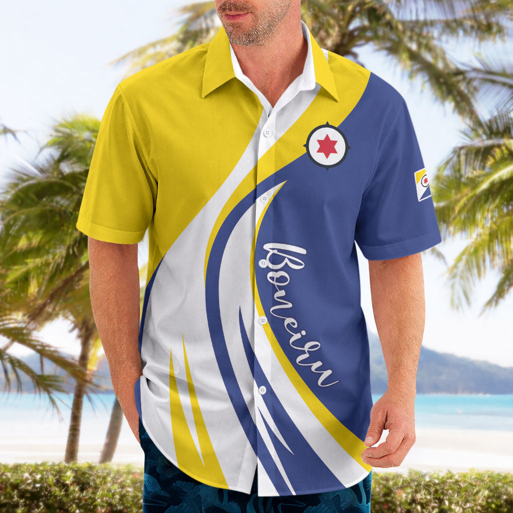 Personalized Boneiru Flag Stylized Hawaiian Shirt