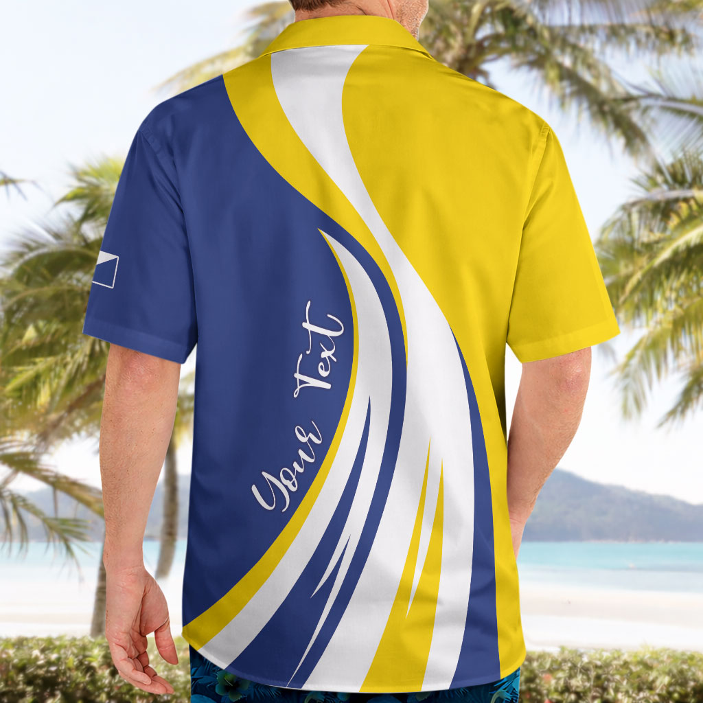 Personalized Boneiru Flag Stylized Hawaiian Shirt