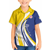 Personalized Boneiru Flag Stylized Kid Hawaiian Shirt