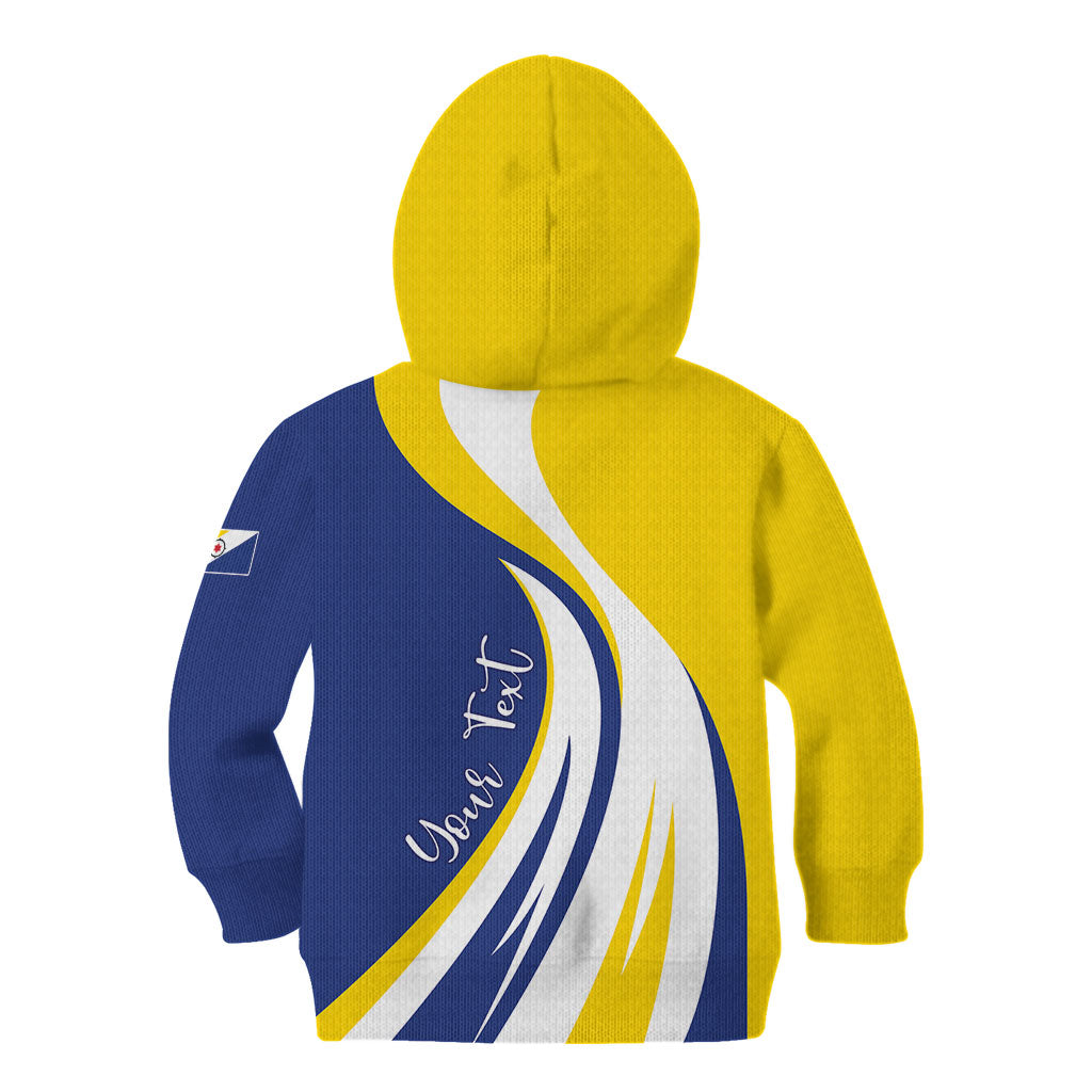 Personalized Boneiru Flag Stylized Kid Hoodie